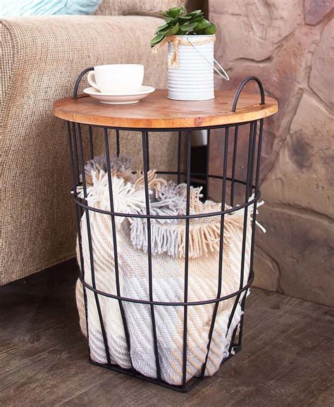 Best Side Table With Storage Basket